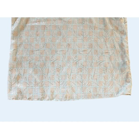 Vintage SASSON 1980s Puff Sleeve Square Neck Silky Blouse Top Shirt Sz SM - Picture 4 of 7